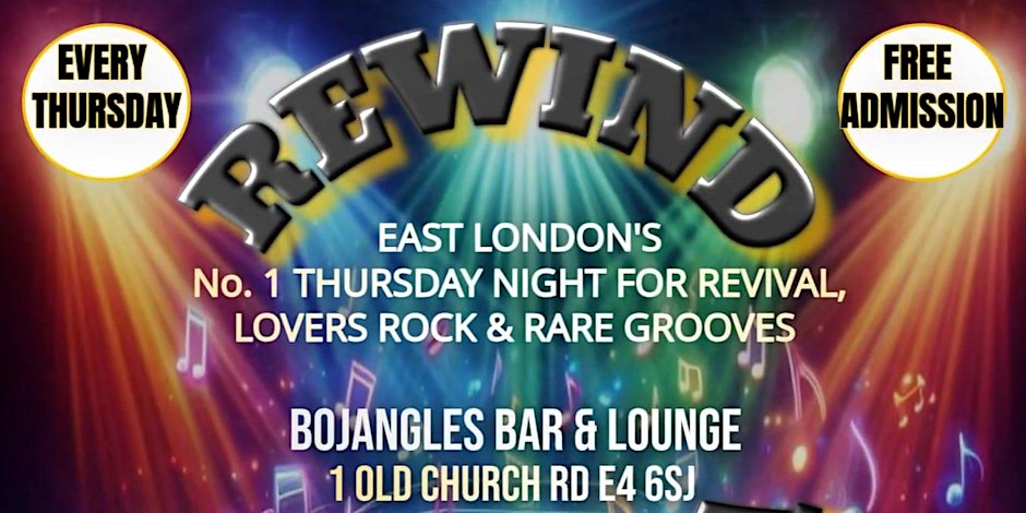 "Rewind Selecta" @ Bojangles