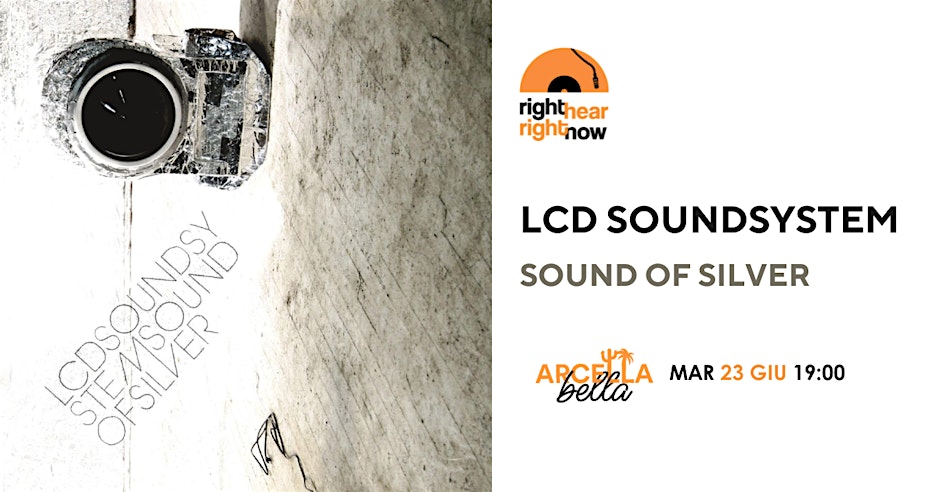 Right Hear / Right Now - LCD Soundsystem Flyer