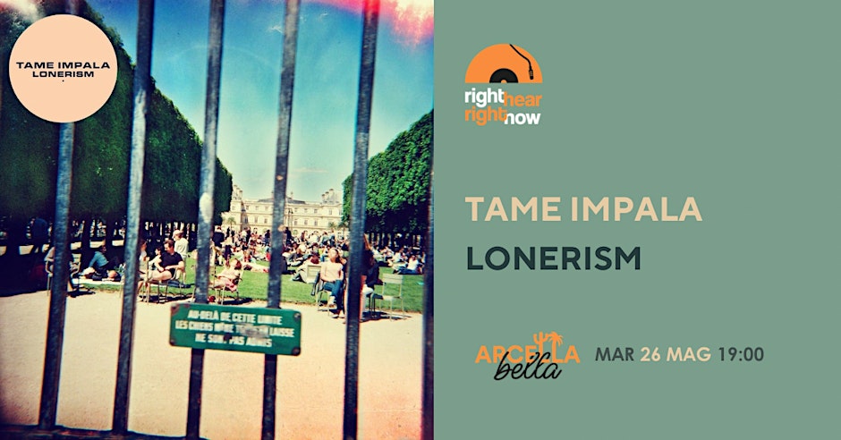 Right Hear / Right Now - Tame Impala Flyer