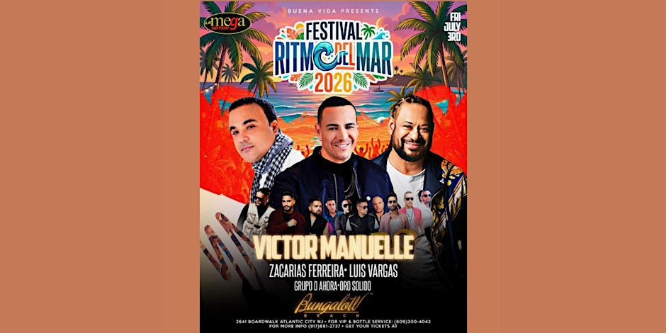 Ritmo Del Mar Atlantic City: Victor Manuelle