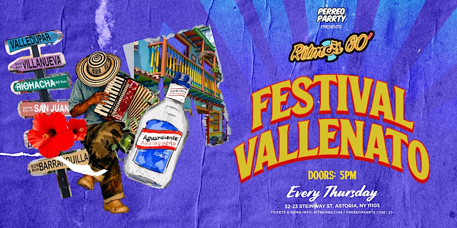 Ritmos: Festival de Vallento Colombian Latin Party NYC