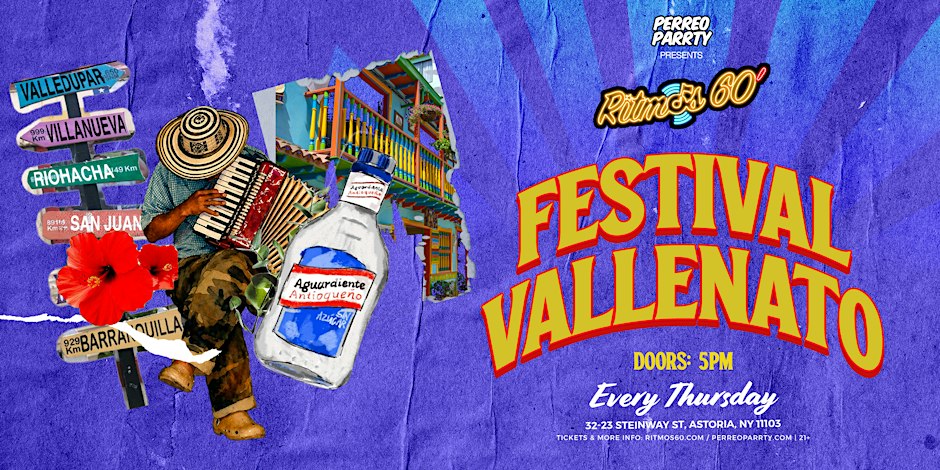 Ritmos: Festival de Vallento Colombian Latin Party NYC