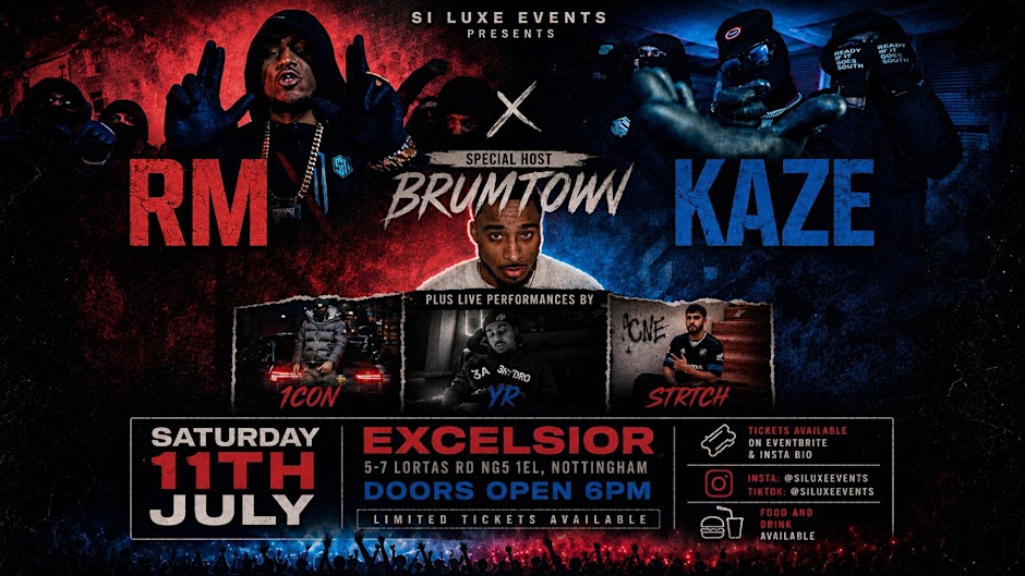 RM, Kaze, 1con, Yr, and Strtch – Live in Concert | Nottingham