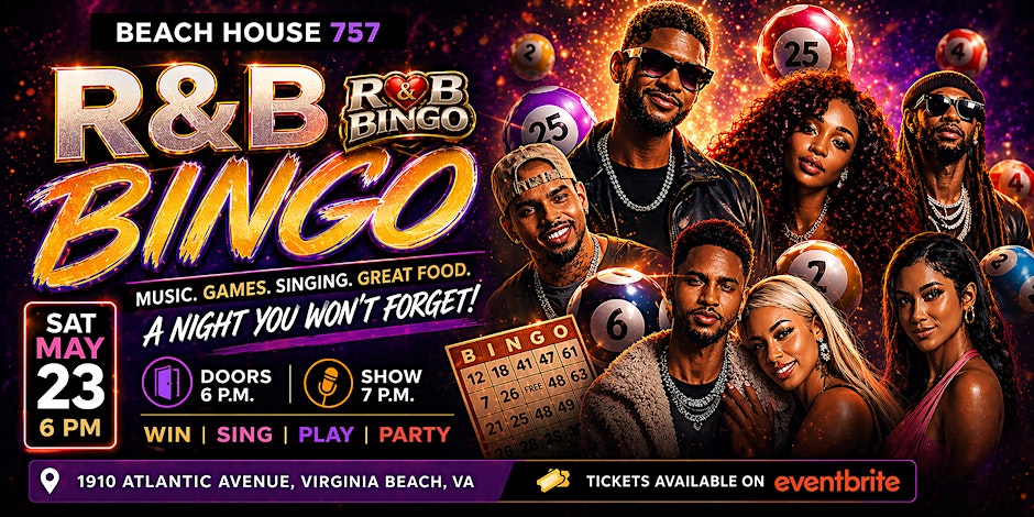 RnB Bingo at Beach House 757