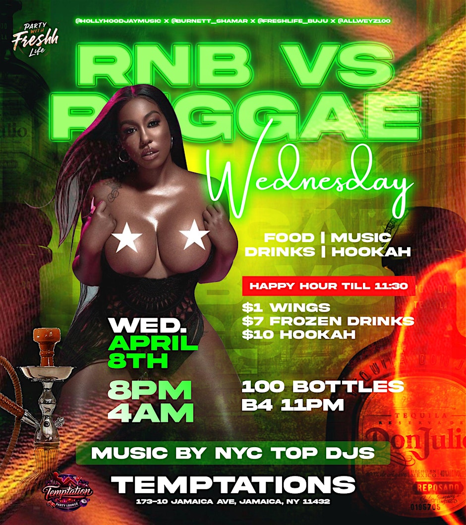 RNB VS REGGAE WEDNESDAY