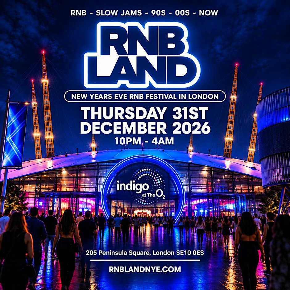 RNBLAND - New Years Eve RnB Festival at The O2