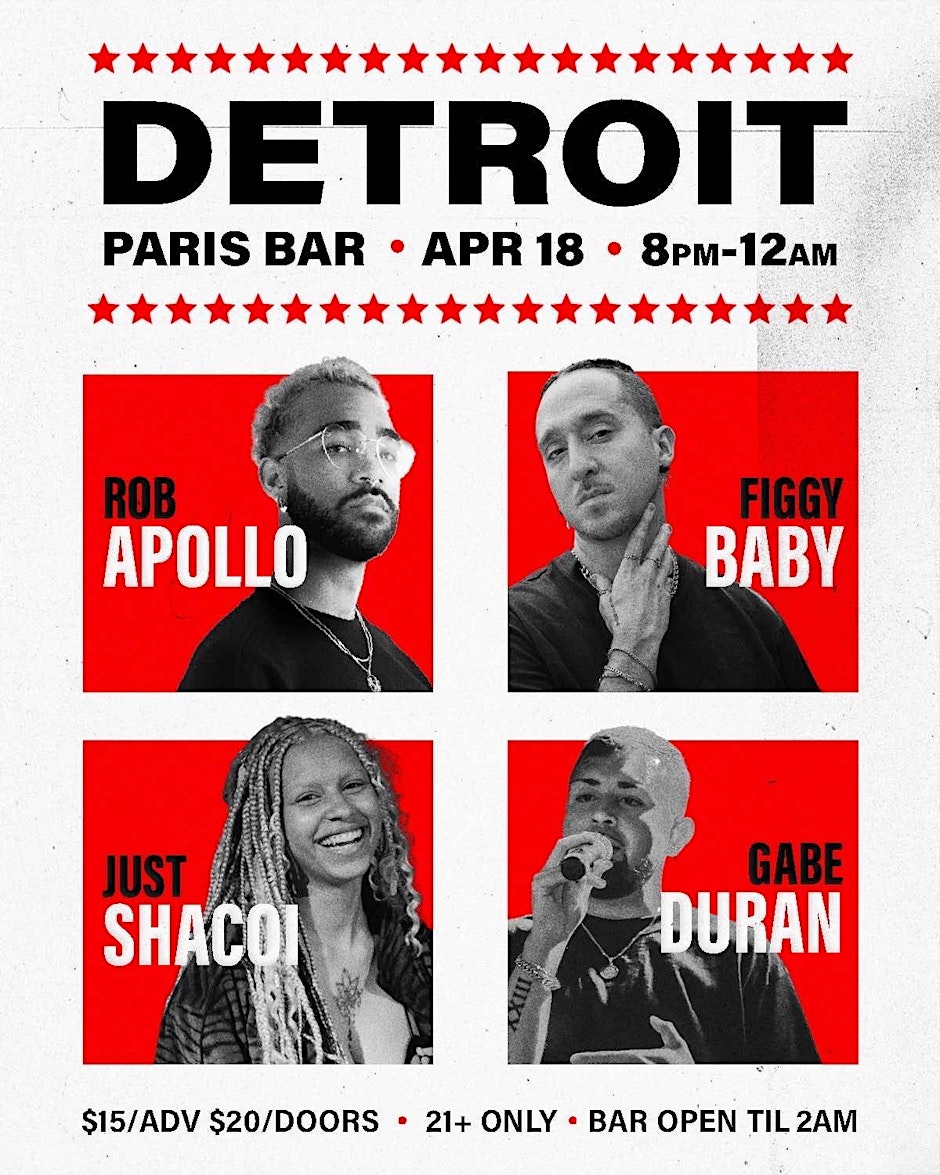 Rob Apollo + Figgy Baby + Just Shacoi + Gabriel Duran