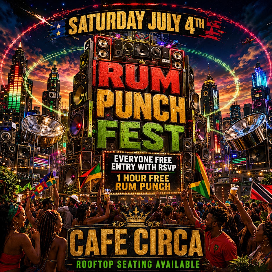Rum Punch Fest at Cafe Circa | Free Entry + 1 Hour Complimentary Rum Punch