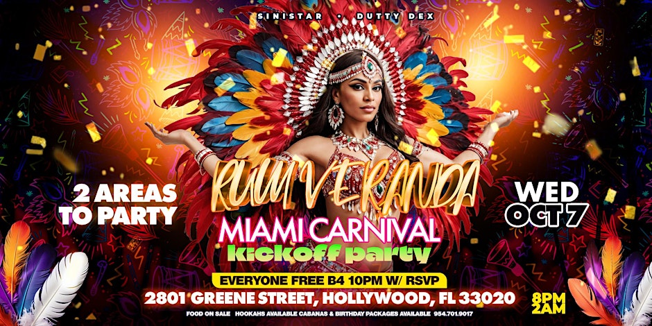 Rum Veranda - Miami Carnival Kick Off
