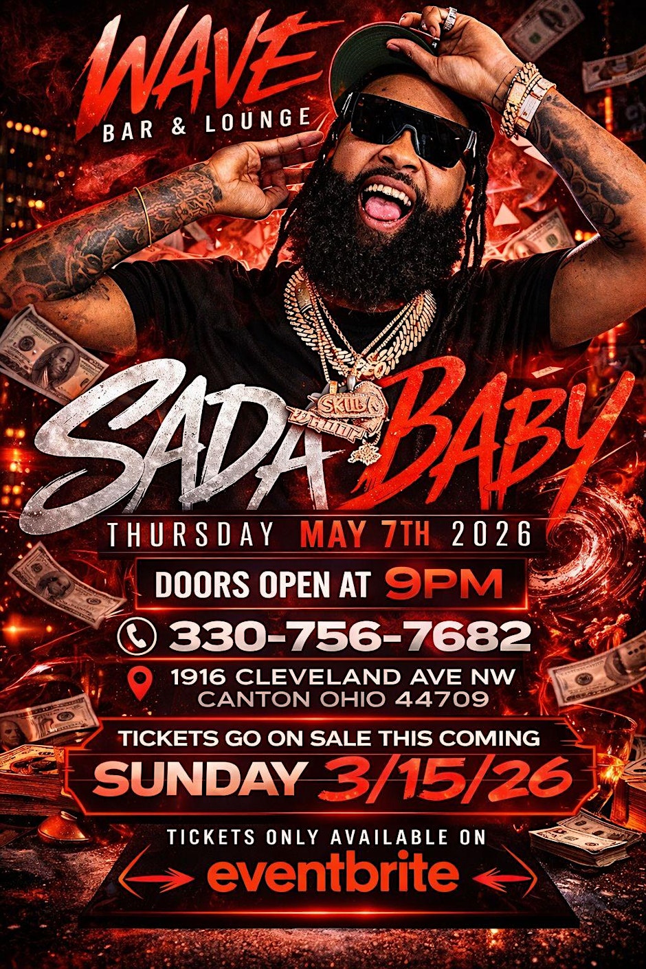 Sada Baby Live in Canton | Wave Bar & Lounge