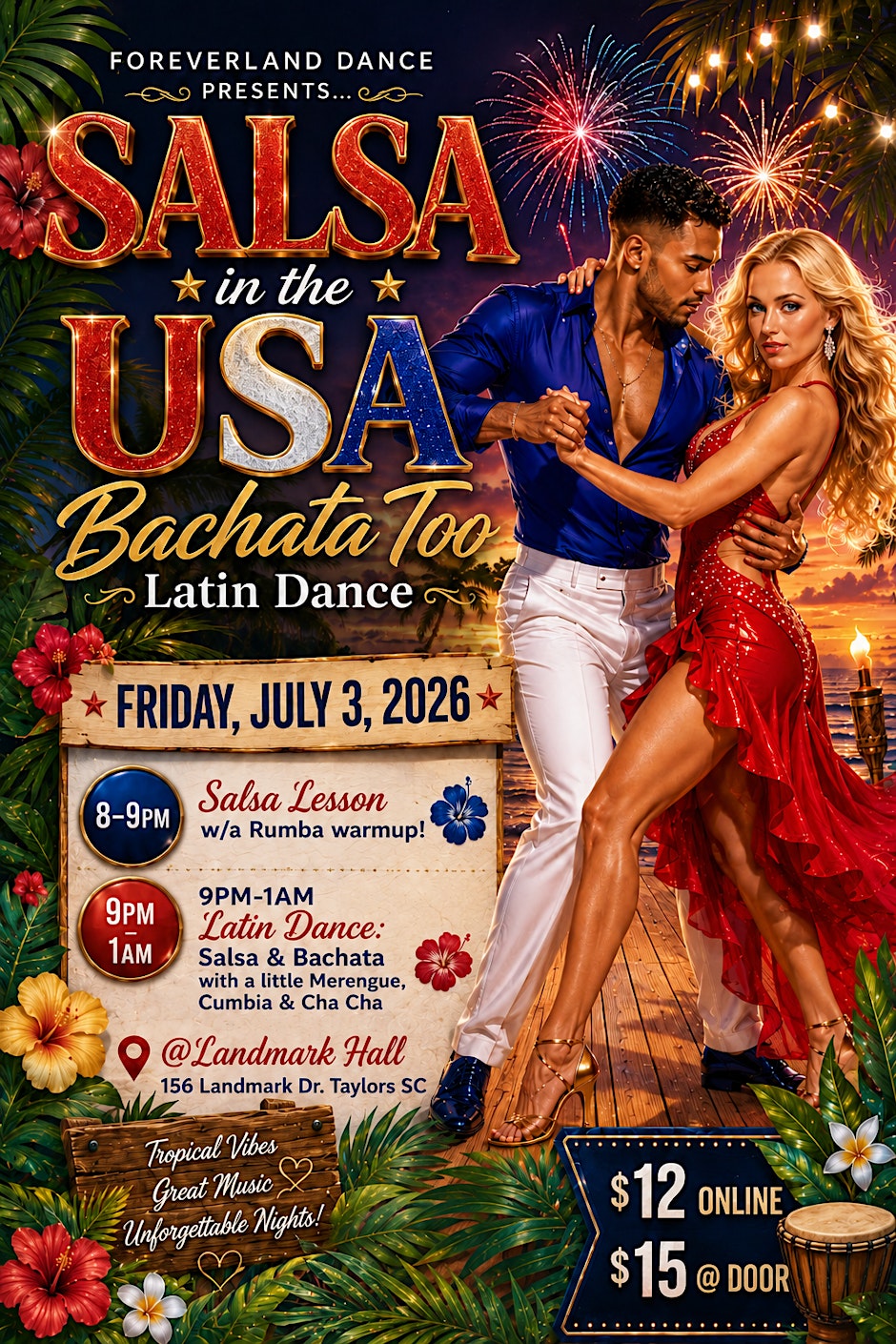 Salsa in the USA, Bachata Too Latin Dance