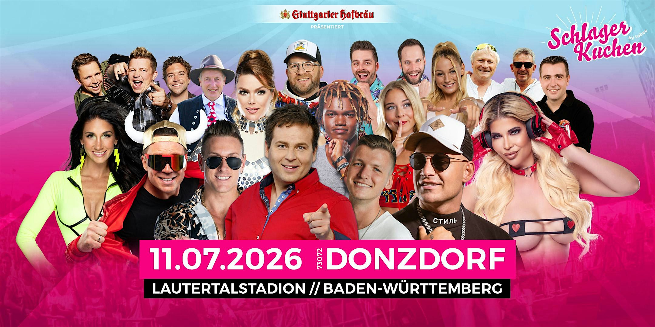 SCHLAGERKUCHEN Heimspiel 2026  - Das große Malle-Festival  von TOBEE
