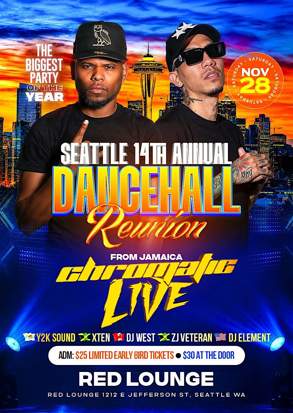 Seattle 14th Annual Dancehall Reunion