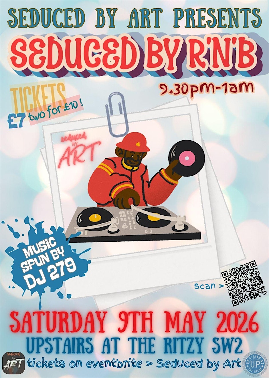 Seduced by R'n'B Party 9.30pm-1am