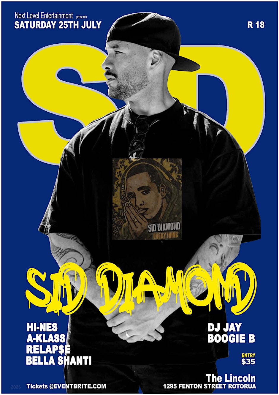 "SID DIAMOND LIVE" @ The Lincoln