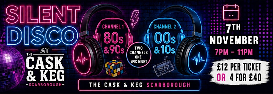 Silent Disco Generational Battle - 80s/90s vs 00s & 10s