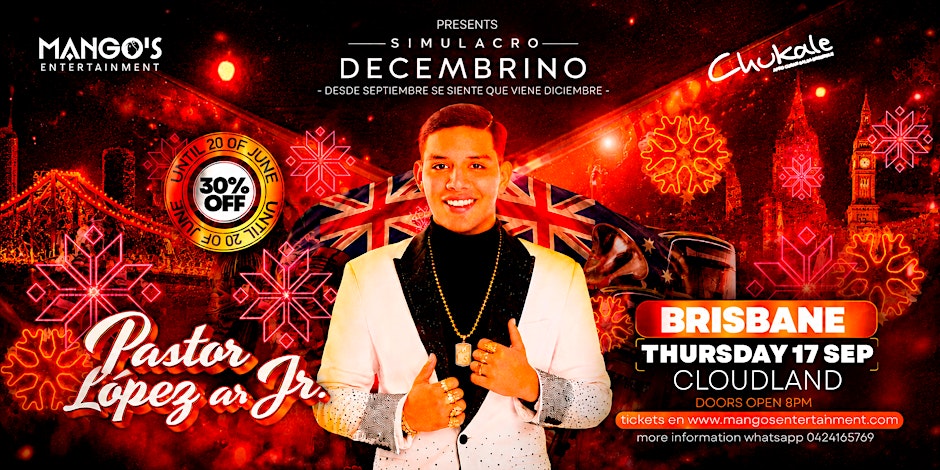 SIMULACRO DECEMBRINO CON PASTOR LÓPEZ JR BRISBANE