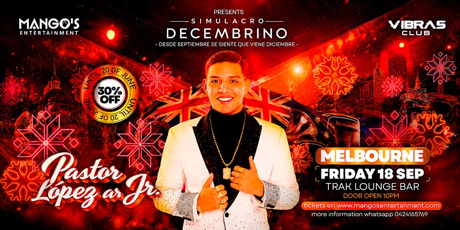 SIMULACRO DECEMBRINO CON PASTOR LÓPEZ JR MELBOURNE