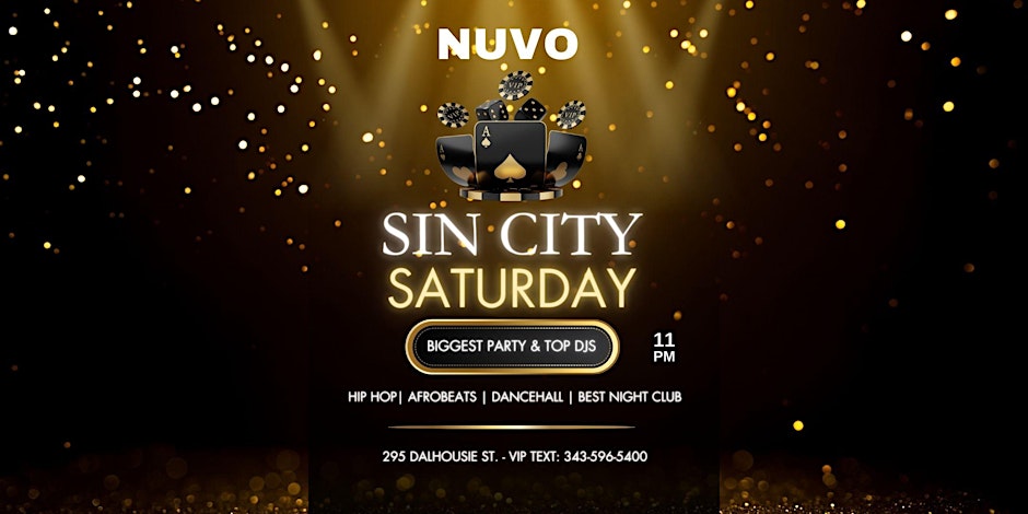 SIN CITY SATURDAY @ NUVO UPSCALE NIGHTCLUB VIP EXPERIENCE