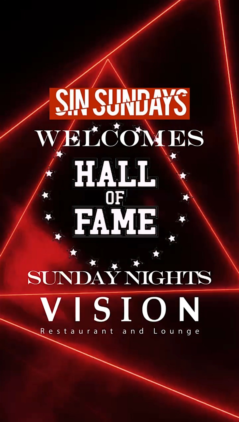 SIN SUNDAYS AT VISION LOUNGE