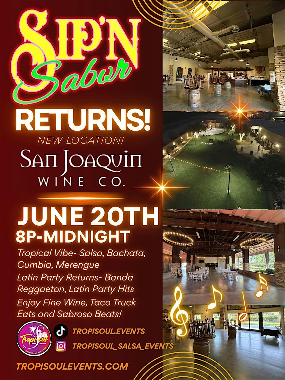 Sip n Sabor 2 Vibe Latin Party