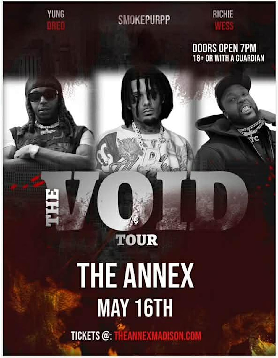 Smokpurpp, Yung Dred, Richie Wess - The Void Tour