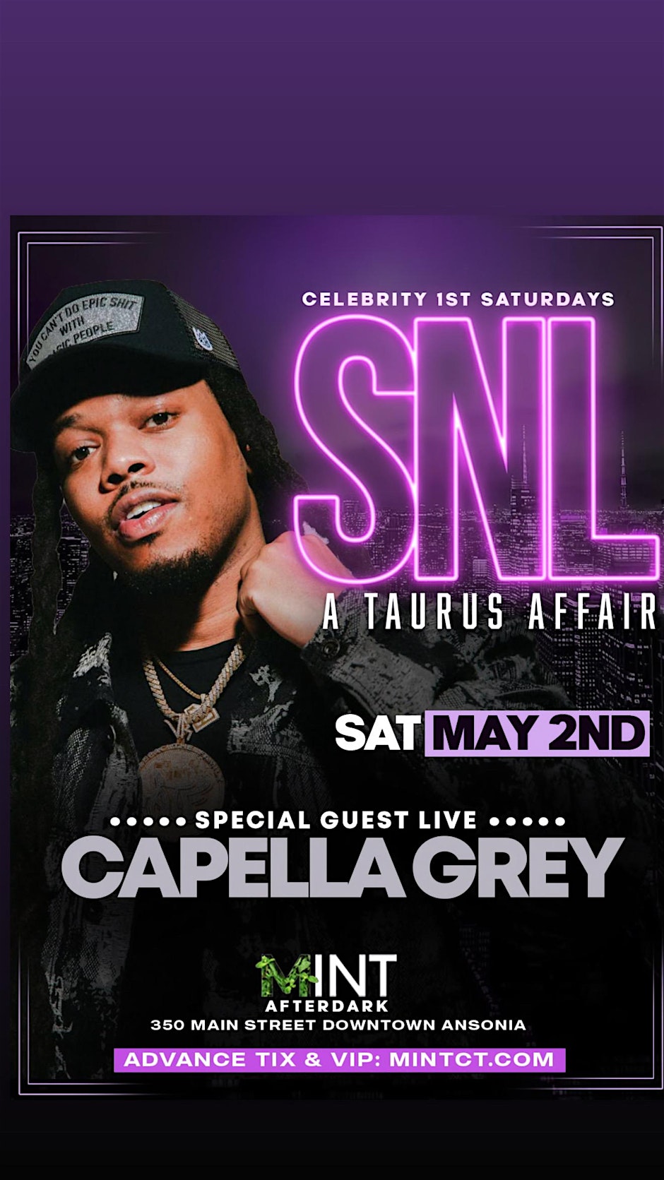 SNL w CAPELLA GREY LIVE
