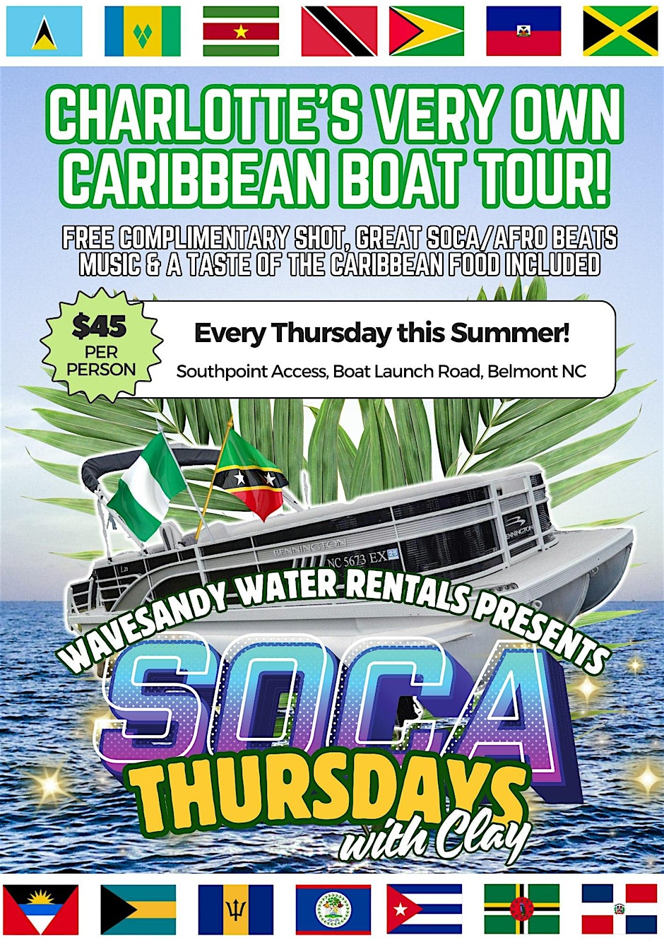 Soca/Reggae Thursdays| WaveSandy Summer Series