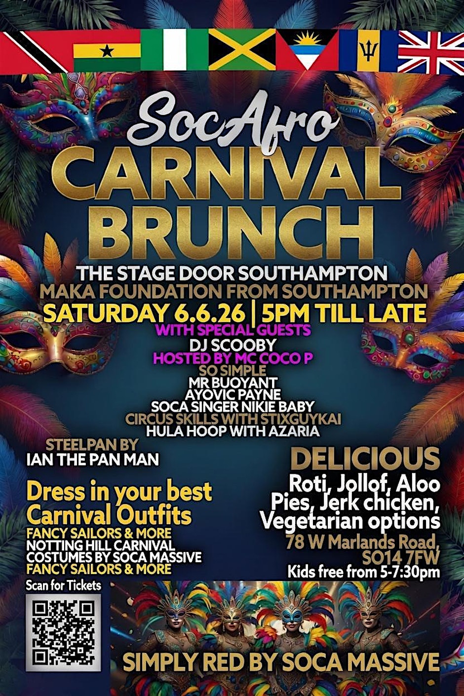 SOCAFRO CARNIVAL BRUNCH
