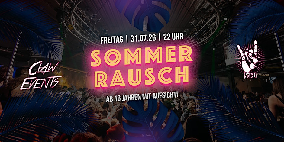 SOMMERRAUSCH • FREITAG | 31.07.2026 • SOMMERKELLER