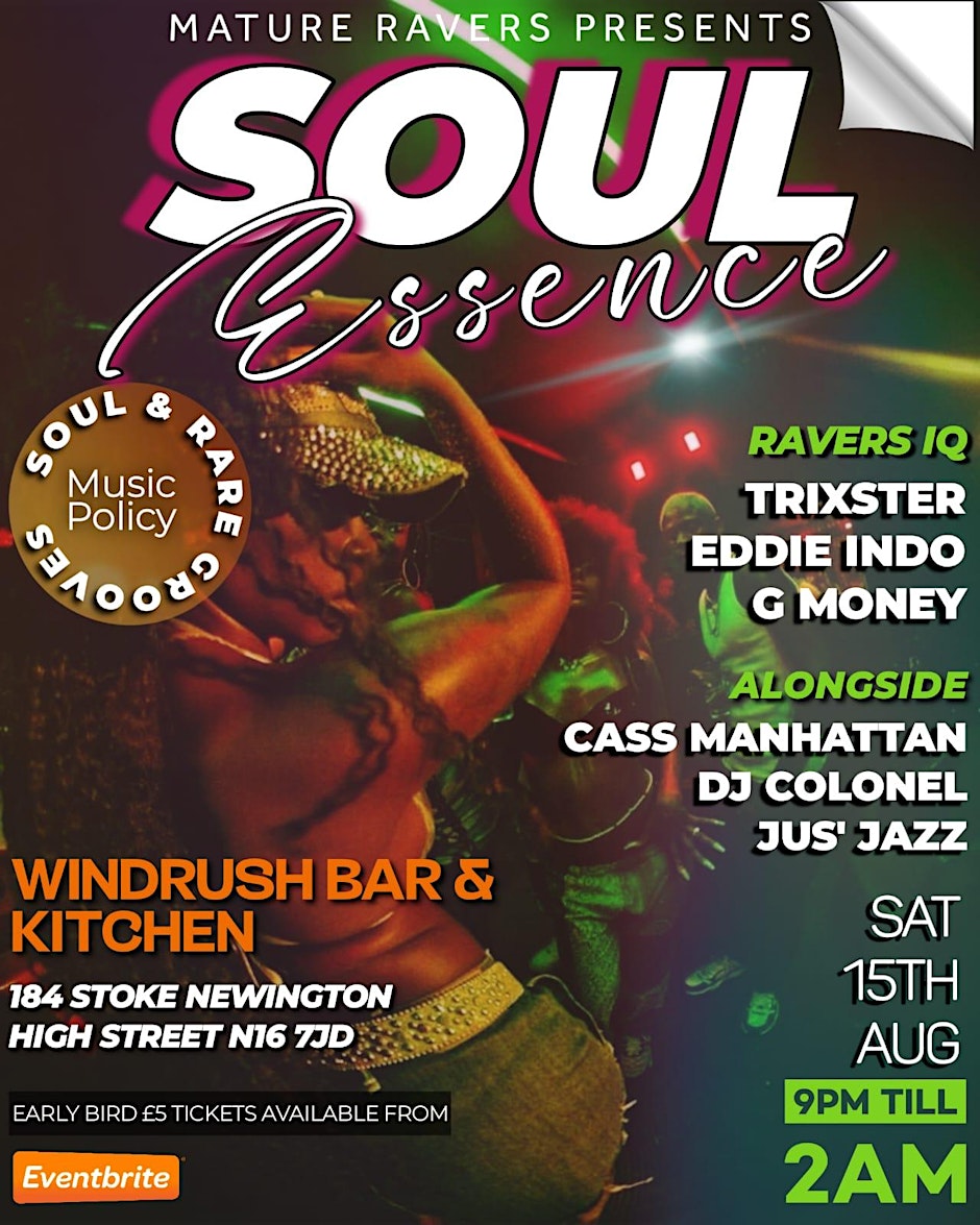 SOUL ESSENCE THE RARE GROOVE & INDEPENDENT SOUL PARTY - THE SUMMER EDITION