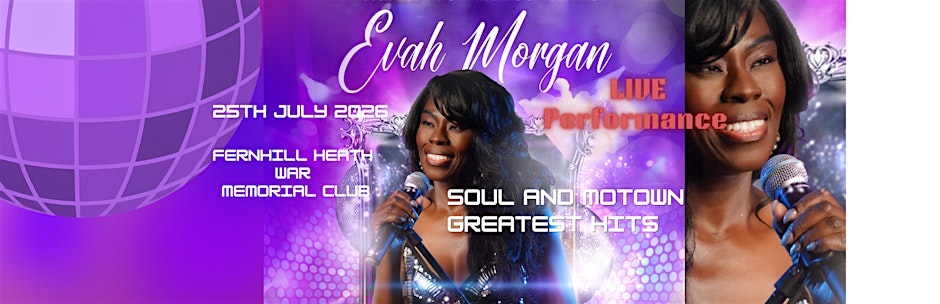 Soul & Motown evening with Evah Morgan plus Dj