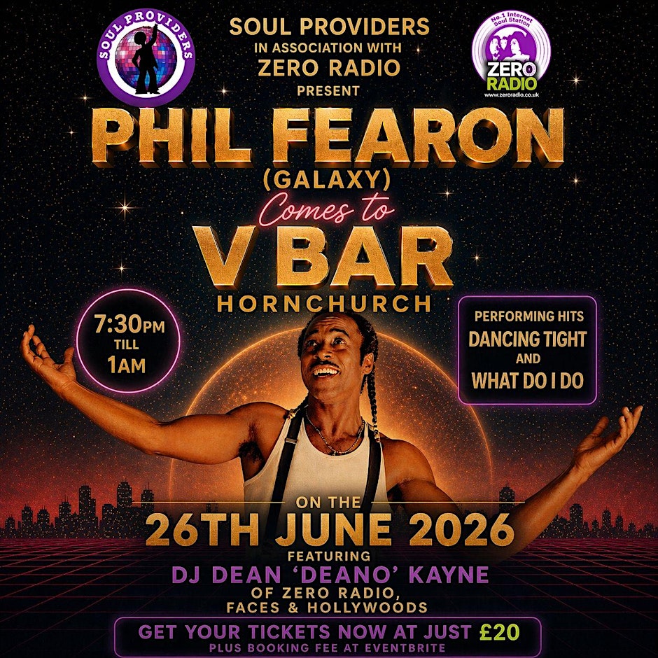 SOUL PROVIDERS PRESENT - PHIL FEARON (GALAXY) LIVE!!