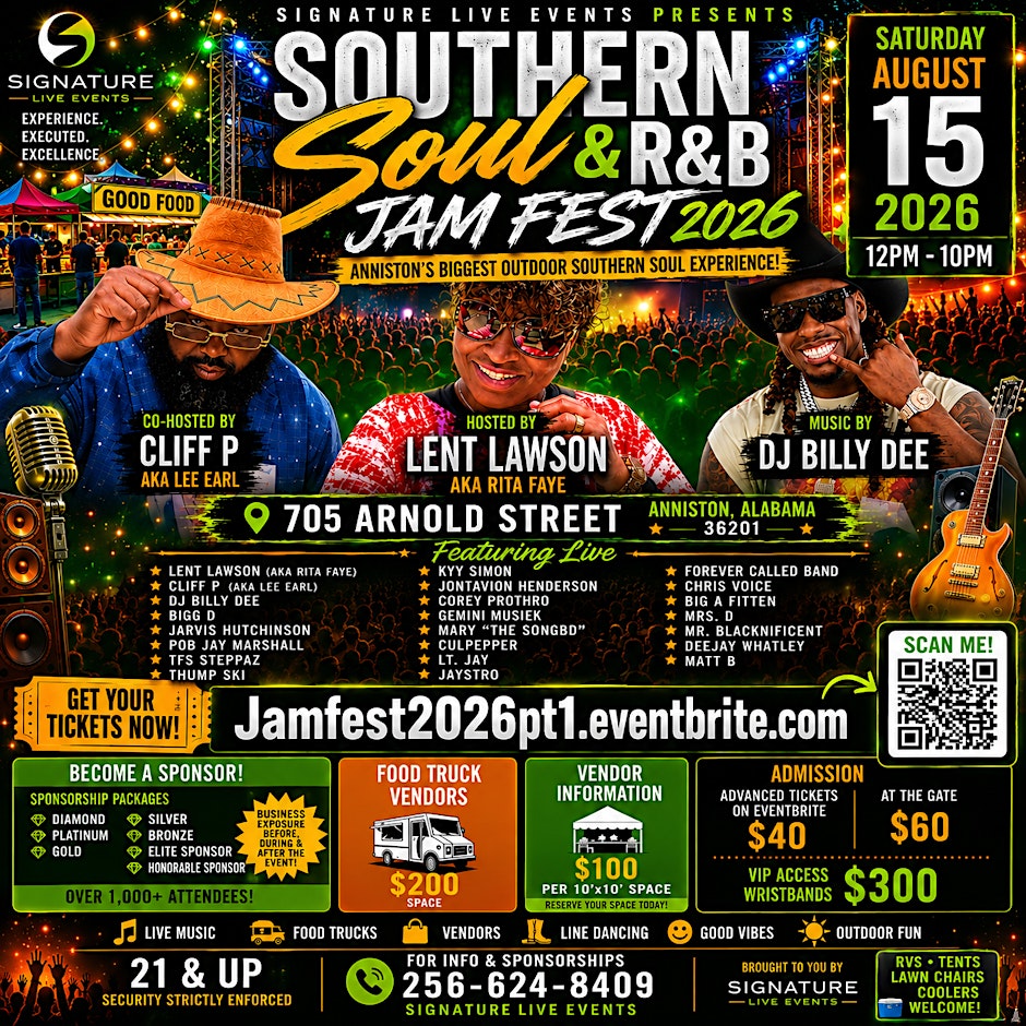 SOUTHERN SOUL/R&B JAMFEST 2026 Pt.1