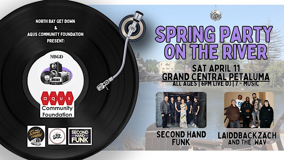 SPRING PARTY ON THE RIVER! (with Second Hand Funk & LaiddBackZach)