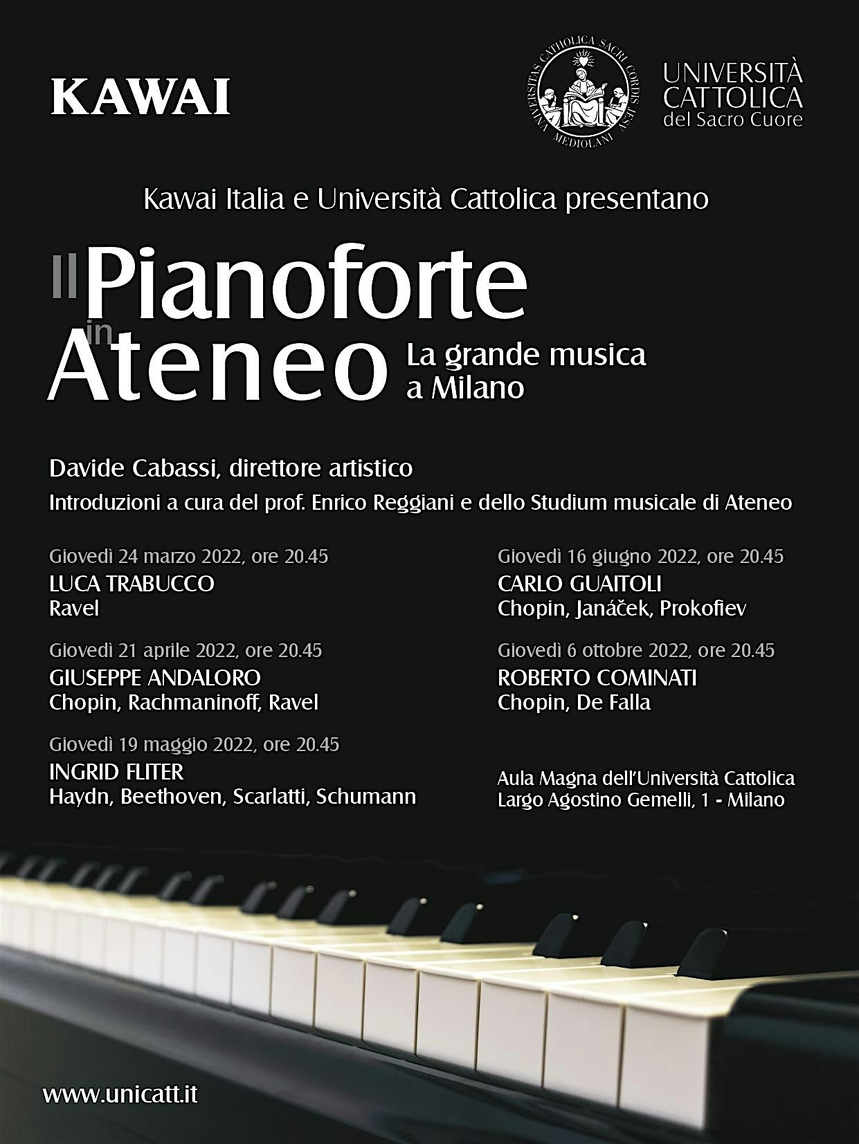STANISLAV IOUDENITCH e DAVIDE CABASSI -  Il Pianoforte in Ateneo