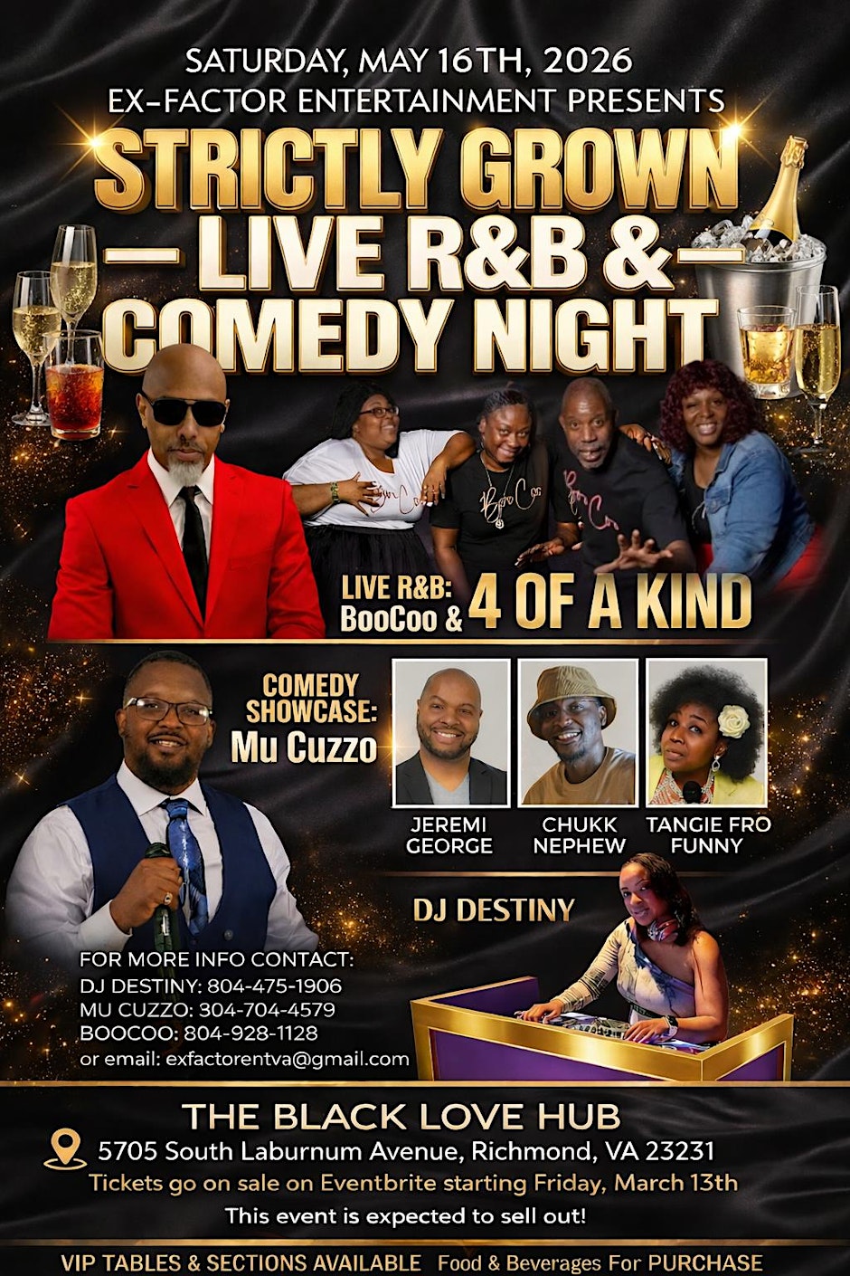 Strictly Grown – Live R&B & Comedy Night!