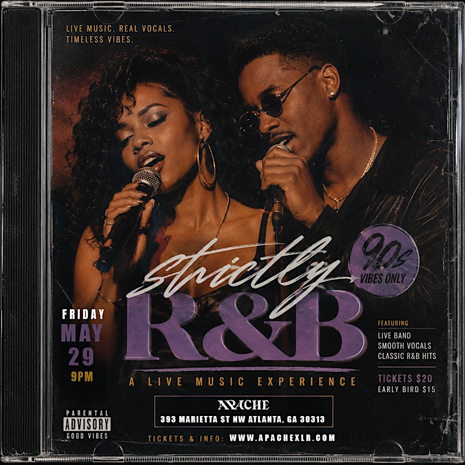 Strictly R&B Live Music Experience Flyer