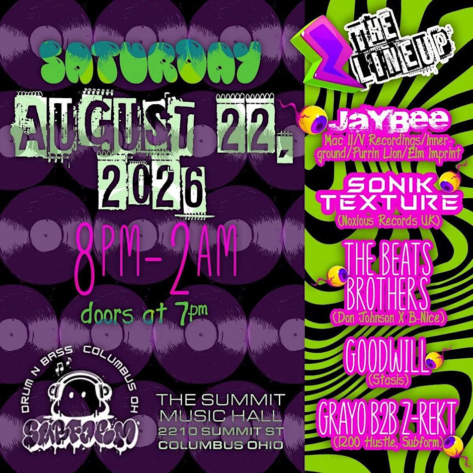 Subform Presents: Jaybee, Sonic Texture, The Beats Brothers, and more
