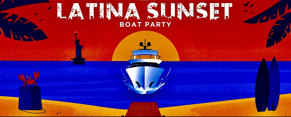 SUNSET LATIN REGGAETON ON THE RIVER  | BOAT PARTY  NYC  SERIES