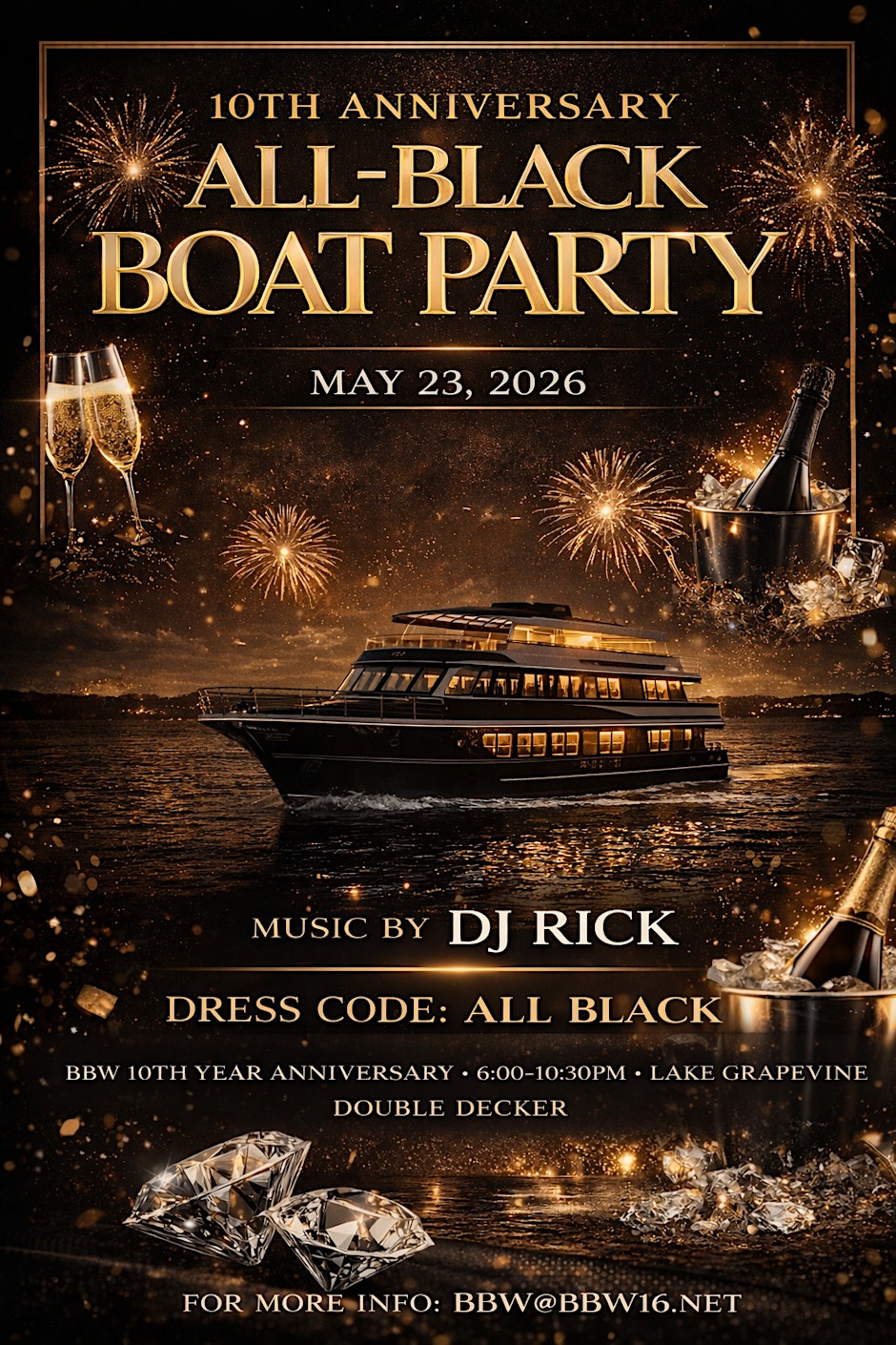 The 10th Annual Boat Party — Blackout Anniversary Celebration