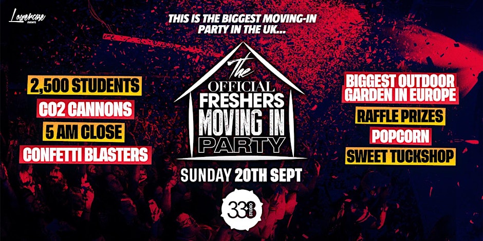 THE 2026 OFFICIAL LONDON FRESHERS MOVING IN PARTY AT STUDIO 338 Flyer