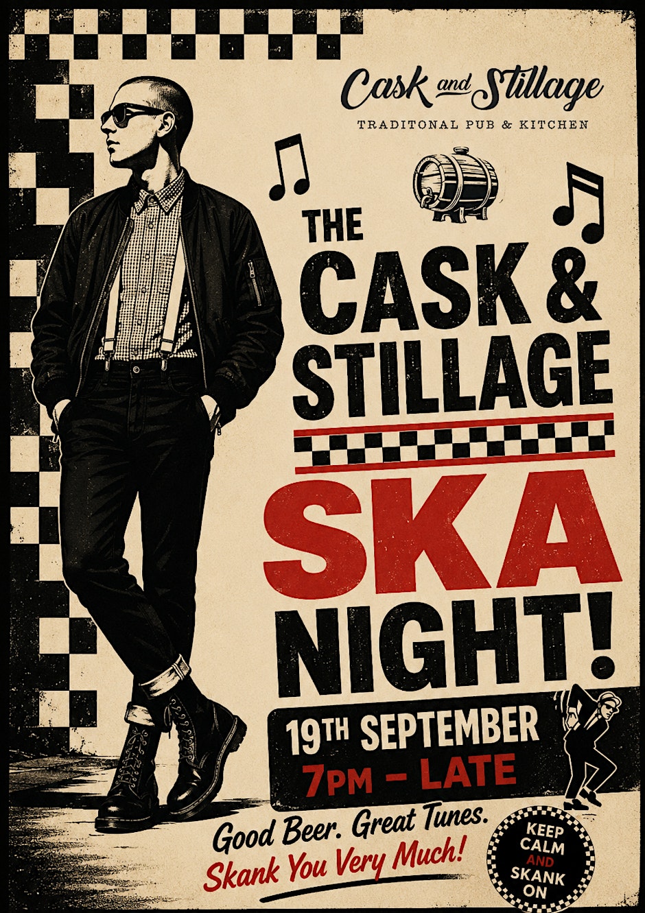 The Cask and Stillage Ska & Reggae Night!
