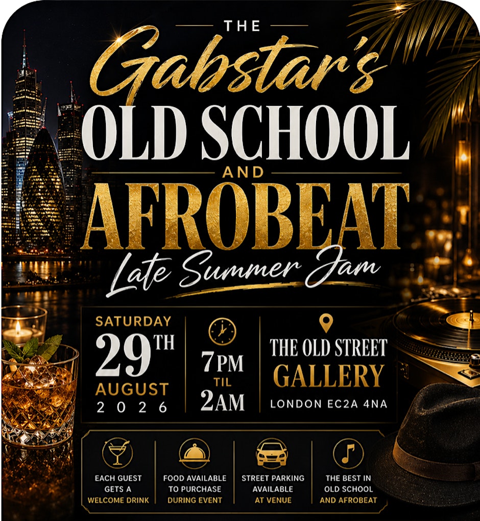The Gabstar's Old School and Afrobeat Late Summer Jam
