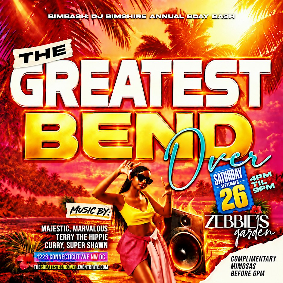 The Greatest Bend Over! Soca; Dancehall; Konpa; Afrobeats