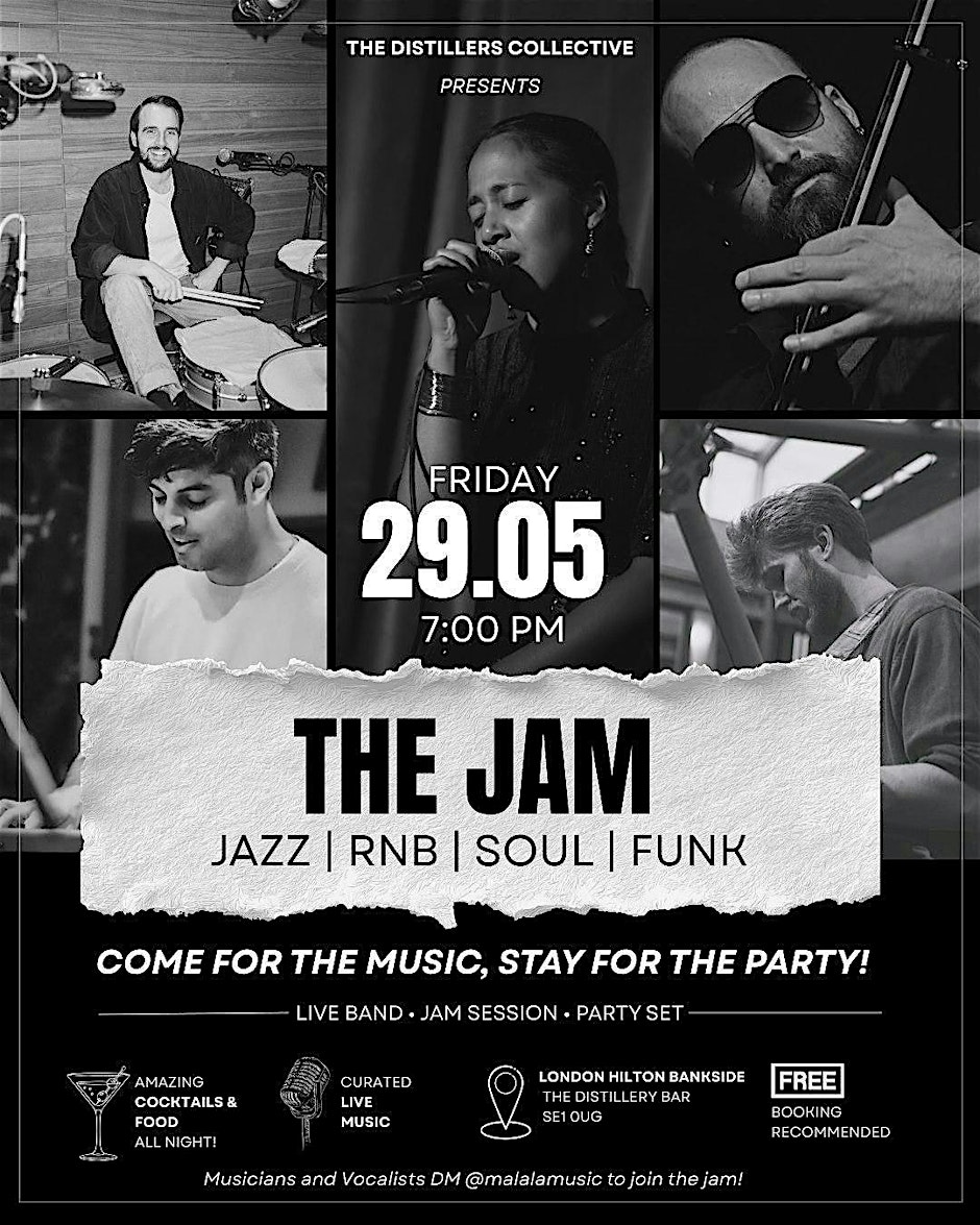 THE JAM | Soul, Jazz, R&B & Funk Live at London Hilton Bankside