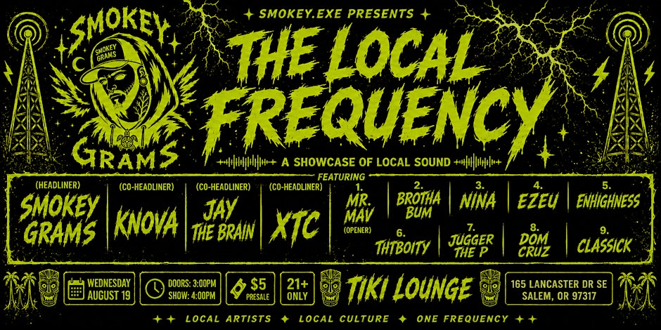 THE LOCAL FREQUENCY v1 at Tiki Lounge Lancaster
