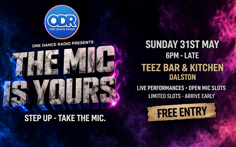 The Mic Is Yours – Open Mic Night | FREE ENTRY | Dalston | Live DJs
