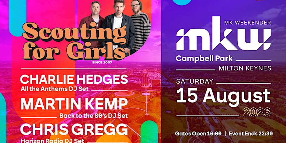 The MK Weekender | Scouting For Girls | Martin Kemp | Charlie Hedges