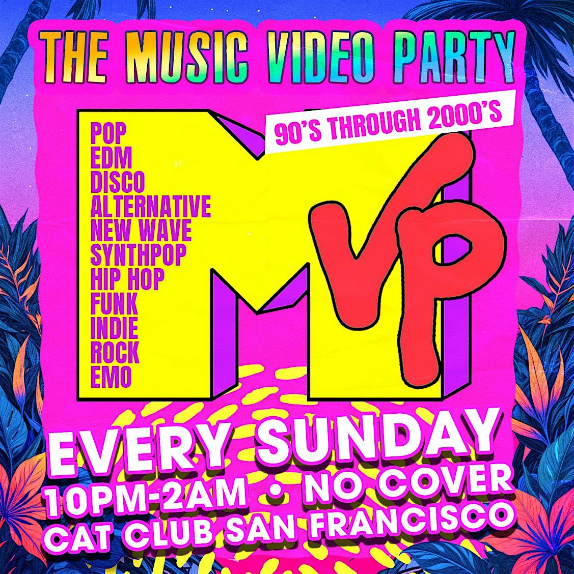 The Music Video Party - An MTV Style Throwback Night